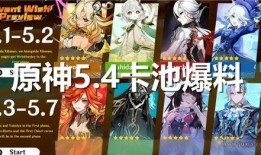 原神2.4卡池爆料最新,新角色与限定武器大揭秘！